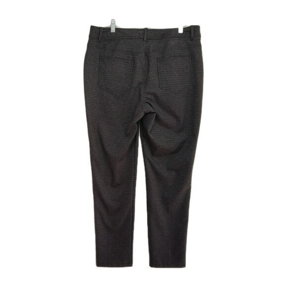 Christopher & Banks Signature Slimming Dress Pants Women's 12 Gray Straight Leg - Picture 2 of 8